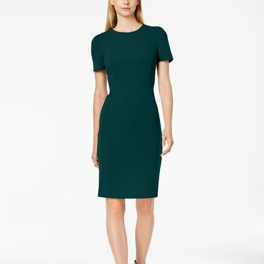 Calvin Klein Teal Sheath Dress